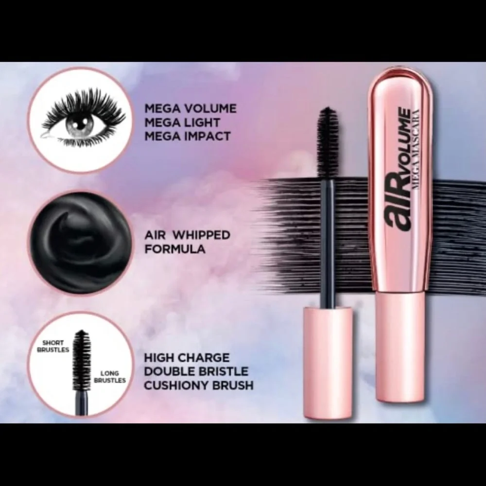 L'Oreal Paris Air Volume Mega Mascara #850 Blackest Black